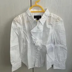 Ralph Lauren フリル付きホワイトシャツ 4/4T