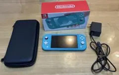 Switch　Lite　ターコイズ　充電器&ケース付き