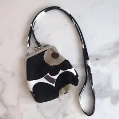 マリメッコ　marimekko　がま口　ショルダー