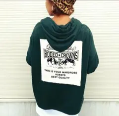 限定✩RODEO CROWNS✩RCWB✩ミリタリーパッチパーカーロングTシャツ