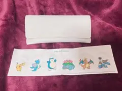 ポケモン　JINS 眼鏡ケース　眼鏡拭き　ピカチュウ メガネケース　メガネ拭き