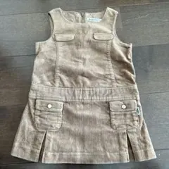 Bebe コーデュロイ ジャンバースカート100