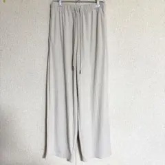 【新品未使用品・美品】GU イージーパンツ ワイドパンツ アイボリー Sサイズ