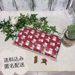 ムーミン (MOOMIN) リトルミイ 長財布 ラウンドファスナー レッド