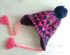 (美品)アディダスネオ ポンポン付きニット帽