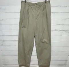 田*り様 トミーヒルフィガー 90s ツータック チノパン ベージュ 36×34