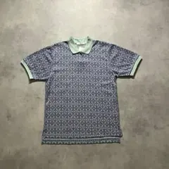 BEAMS GOLF バンダナ柄 モックネック 吸汗速乾素材 ブルー M - メルカリ