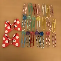 【ディズニー】Disney ミニークリップ ペーパークリップ　まとめ売り　セット