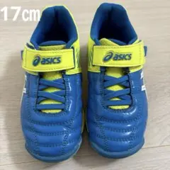 ASICS ジュニオーレ　トレーニングシューズ 青/黄　17㎝