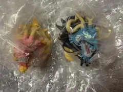 一番くじ　ワンピースEX ヘッドマグネット　カイドウ　モモの助　セット