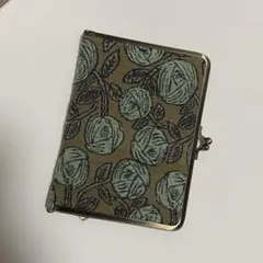 ミナペルホネン　がま口　マルチケース　ハンドメイド　rosy