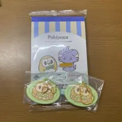 ポケピース 一番くじ J賞ダイナーステーショナリーメモ帳 I賞ラバーチャーム