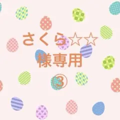 さくら☆☆様専用③です。