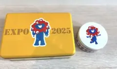 神戸風月堂　万博会場限定品　ミニゴーフル　 ミャクミャク　空缶