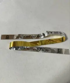 銀テープ　２枚セット　金色・銀色 らぶしっく 銀テ 金銀2本セット Zepp 春ツアー - メルカリ