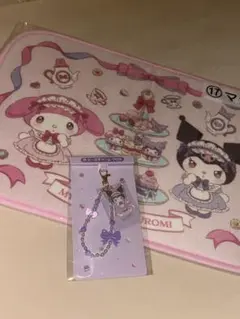 サンリオ 一番くじ マット ビーズチャーム クロミ マイメロディ