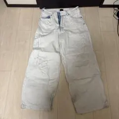 H&M superbuggy スーパーバギー 32/30 ダメージジーンズ