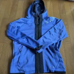 OAKLEY フルジップ パーカー ブルー パフォーマンスフィット