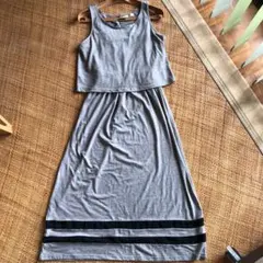 値下げ！【新品未使用】ロングワンピース F