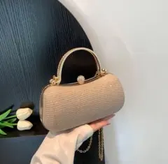 【新品】パーティバッグ がま口 ゴールド チェーンバッグ ショルダーバッグ