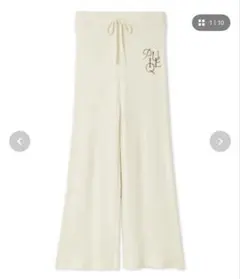 最終値下げ！　ジェラートピケ　調温スムーズィリブロングパンツ　アイボリー