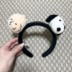 ユニバ　カチューシャ　スヌーピー　チャーリーブラウン