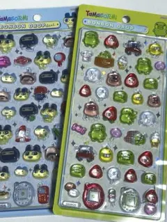 【正規品】ボンボンドロップシール　まめっち　くちぱっち たまごっち