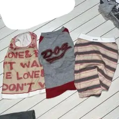 ペットウェア　犬服　D.O.G 3枚セット　Mサイズ　夏