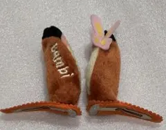 ディズニー　バンビ　付け耳　ヘアクリップ　ヘアピン