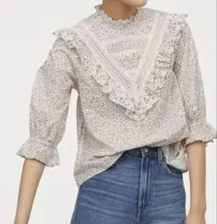 H&Mラッフルコットンブラウス　160 Sサイズ