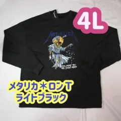 【ラスト１点！】METALLICA メタリカ ロンT 4L ライトブラック