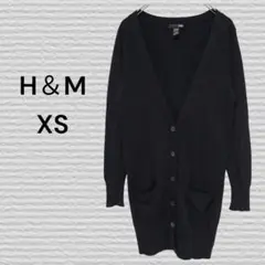 エイチアンドエムH&M ブラック ロング カーディガン XSのサムネイル