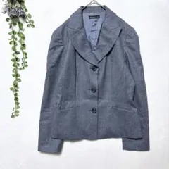 I2024ブリジット✤良品✤テーラードジャケット 9号/M グレー シングル