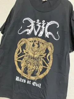 Evil デスメタル　スラッシュメタル　ブラックメタル　Tシャツ M