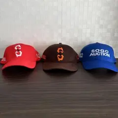 SOGO AUCTION キャップ 3点セット 非売品