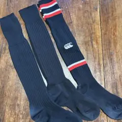 Canterbury ☆ラグビー ストッキング ☆3足セット☆中古☆のサムネイル