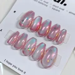 【サイズオーダー】no.118 うるうるネイル マグネット 韓国 星 オーロラ