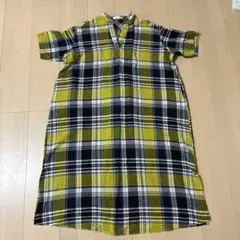 AMERICAN HOLIC チェック柄 スキッパーワンピース