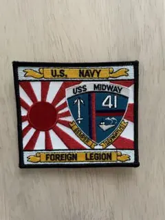 USS MIDWAYのFOREIGN LEGIONパッチ