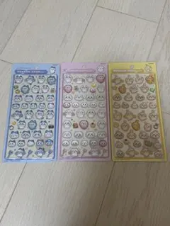 【国内正規品】　ボンボンドロップシール　ちいかわ　ハチワレ　うさぎ　３枚セット