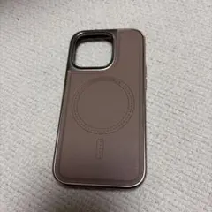 iPhone14Pro用 マグネット式ケース ブラウン