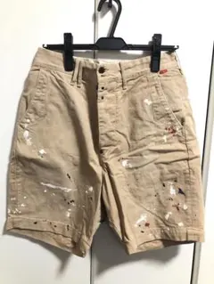 ANACHRONORM ペンキ加工 ショートパンツ アナクロノーム　ペイントのサムネイル