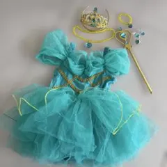 プリンセス風 コスプレ　ティアラ ステッキ セット　90cm ジャスミン