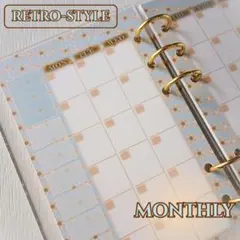 【バイブルサイズ】RETRO-STYLE 15ヶ月分30枚入り リフィル