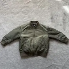UNIQLO オリーブ ジップアップジャケット 110