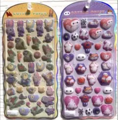 正規品　コットンパフィーシール　ズートピア＊ベイマックス　2枚set