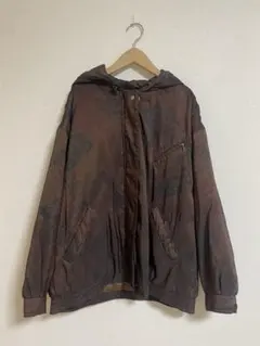 ブルゾン/ナイロン/FORECASTER/フード付きナイロンジャケット/総柄