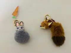 しまむら　ニック　ジュディ　立体チャーム　ズートピア