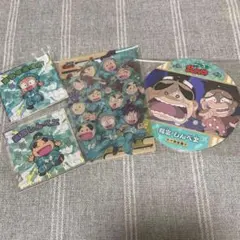 忍たま乱太郎マンチョコ シール 乱太郎 しんべヱ コースター クリアカード