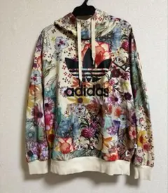 アディダス　アディダスオリジナルス　ボタニカル　花柄　パーカー